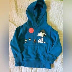 Hanna Andersson Camp Snoopy Hooded Sweatshirt